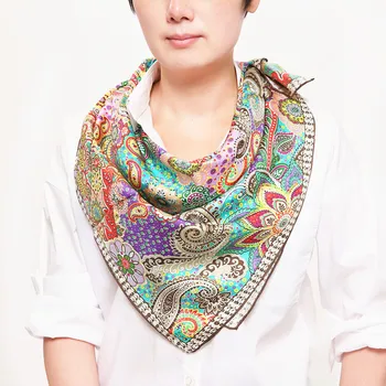 

new design silk scarf the fashion women scarf the flowers two colors Size:90x90 Material:100% twill silk thickness:14mm