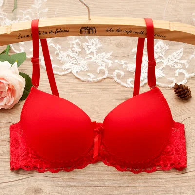 Sexy lace bra cups a low heart thin halter bra straps cross back female underwear - Цвет: Коричневый