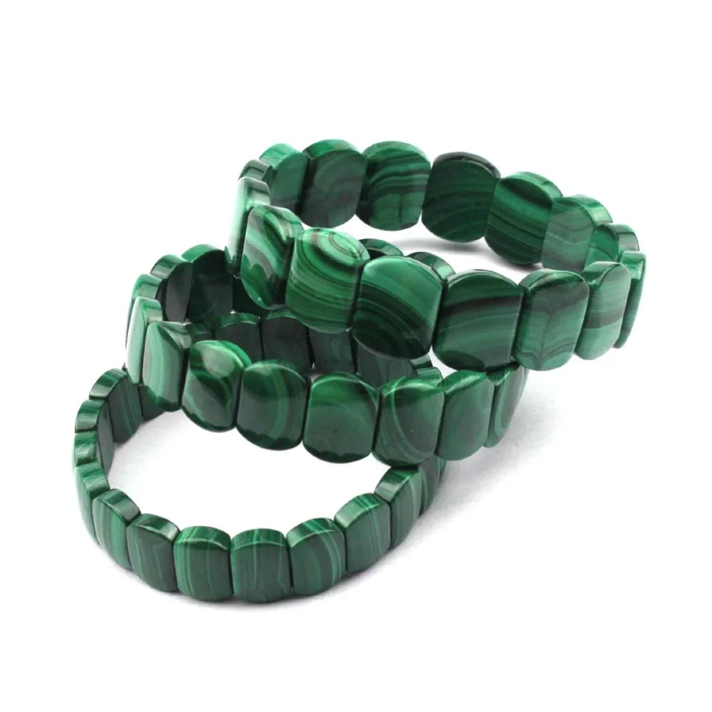 Natural malachite stone beads braclet natural GEM stone bracelet for woman for gift free shipping wholesale !