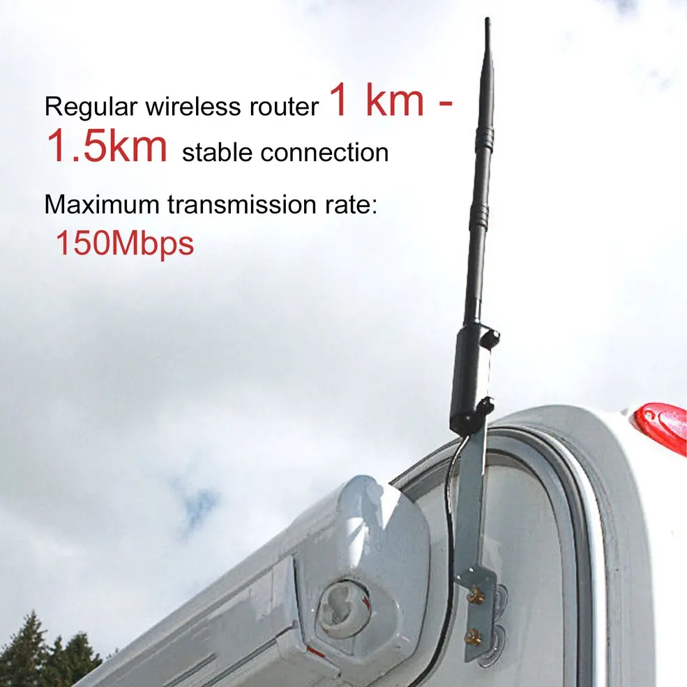 

Outdoor Wifi Rocket High Power 15DBI Aerial Wireless-N USB 2.0 Adapter Networking Accessories 150Mbps Transmission Rate