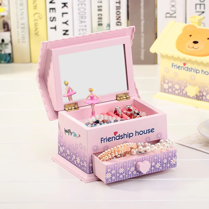 2017 Fashion font b Music b font font b box b font Candy House Figurine Table