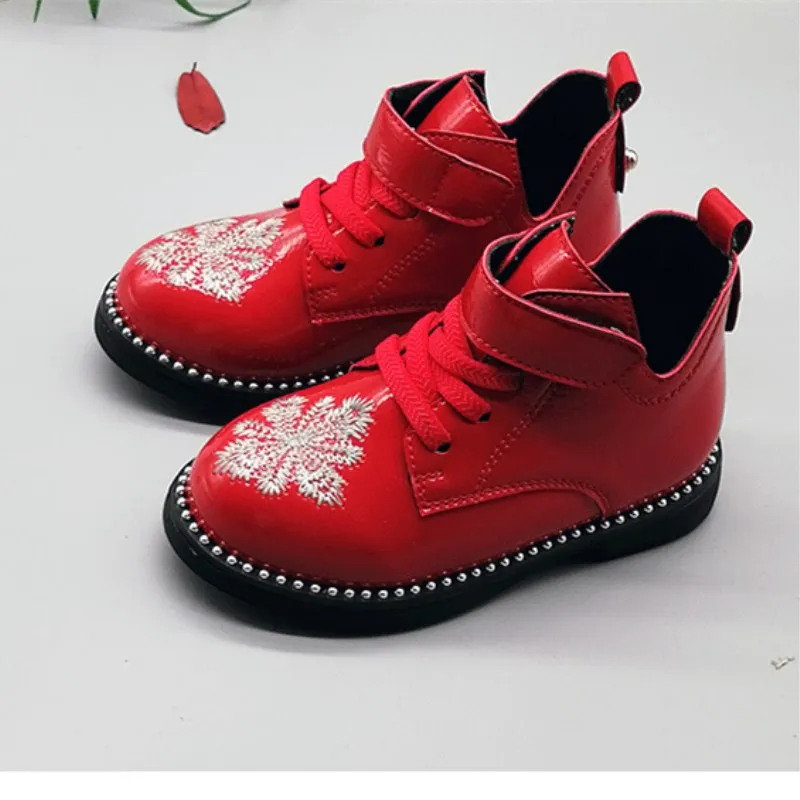 

NEW KIDS 2018 Autumn Baby Girl Fashion Stud Shoe Children Pu Leather Ankle Boot Boy Brand Martin Boot Toddler size 26-37