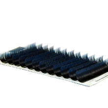 Очаровательные два тона черный/синий Цветной ресницы