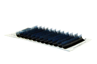 

Alluring Two Tone Black/Blue Colored Lashes