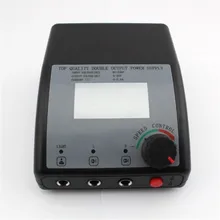 1 шт. ЖК-дисплей двойной цифровой двойной выход тату машина блок питания с вилкой для лайнера и шейдера татуировки переключатель машины