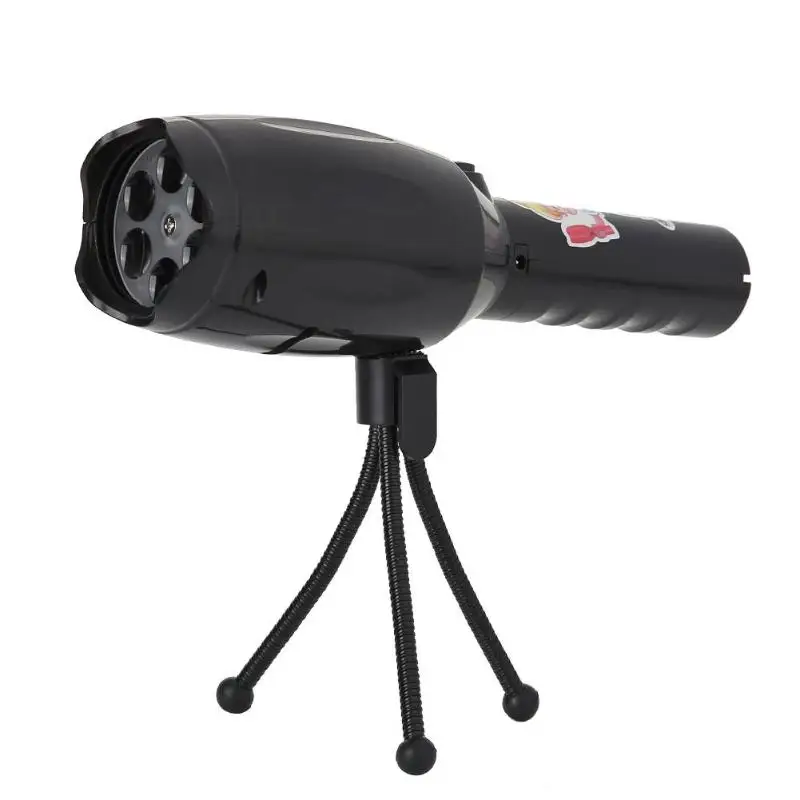 LED Projector Light 12 Pattern Handheld Flashlight Holiday Christmas