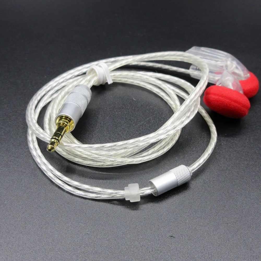 FENGRU DIY EMX500S In-ear Earphones Flat Head DIY Earphone HiFi Bass Earbuds DJ Earbuds Heavy Bass Sound Quality PK Tingo TC200 4