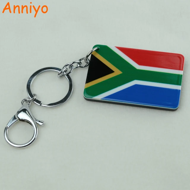 Buy Anniyo South Africa Flag Key Chains Jewelry