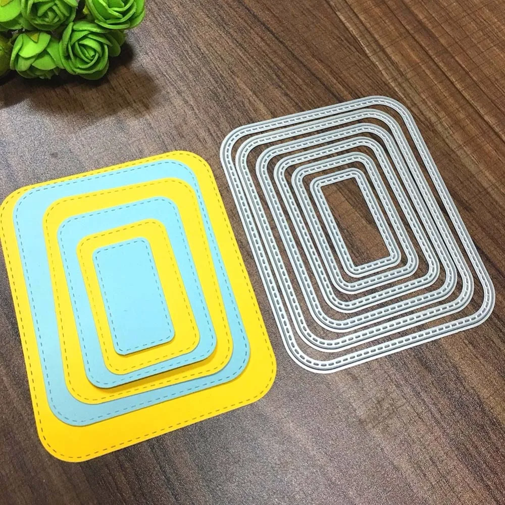 85*105mm 6pcs/set New scrapbooking DIY Carbon Sharp Metal steel cutting