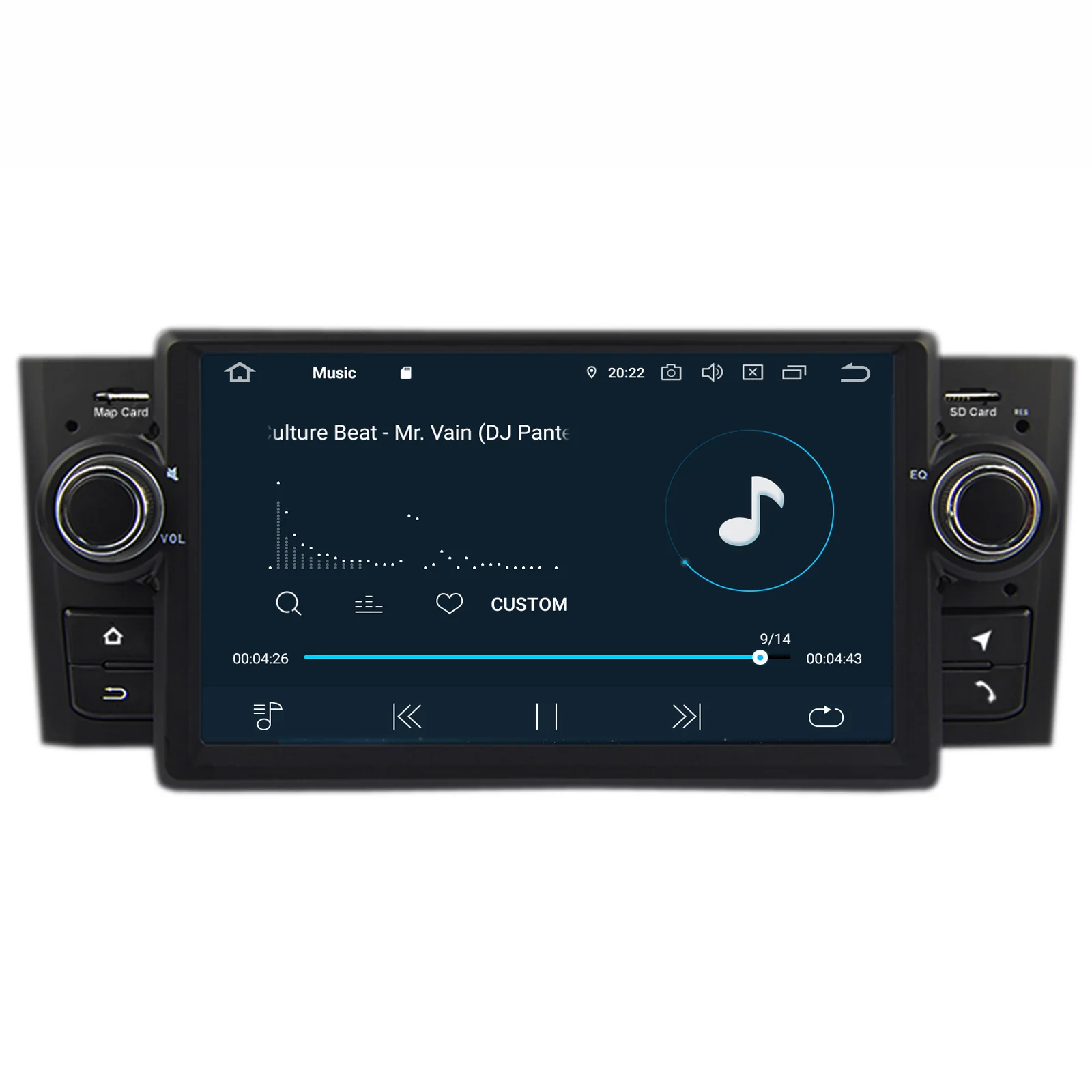 Discount COIKA PX6 Android 9.0 System Car Auto Stereo For Fiat Linea Grande Punto 2007-2013 4+64GB Recorder Radio GPS Navi WIFI BT Music 4