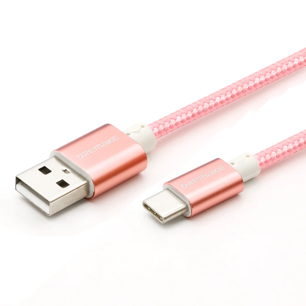 Кабель с разъемом USB Type C к быстрое зарядное устройство кабель нейлоновой