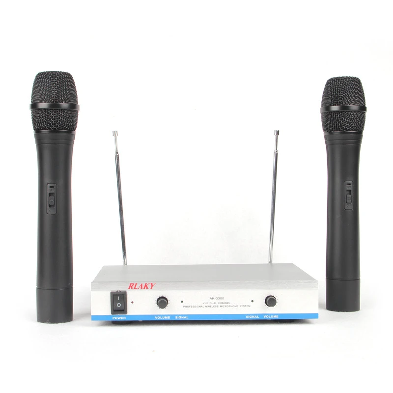 أفضل سعر ميكروفون لاسلكي احترافي صوت عالي الوضوح ميكروفون لاسلكي منزلي ميكروفون الكاريوكي ميكروفون مزدوج-في الميكروفونات اللاسلكية من الأجهزة الإلكترونية الاستهلاكية على AliExpress