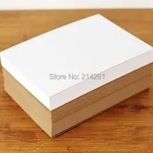 DIY Бумага картона A4 Белая пустая Бумага картона проект искусство рисовать на каждый день карточка для заметок белая бумажная карточка Бумага тег