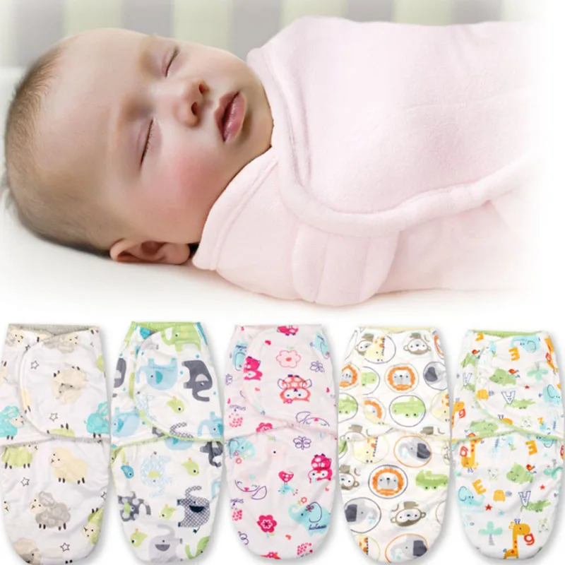

2019 Baby Sleeping Bag Animal Spring Style Thick Coral Velvet Cartoon Printed Envelope Babys Sleep Sack Newborns Swaddle Blanket