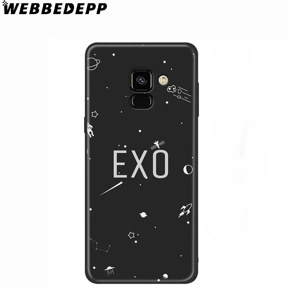 WEBBEDEPP Exo диапазонах K поп силиконовый чехол для samsung Galaxy A3 A5 A6 A7 A8 A9 A10 A20 A30 A40 A50 A70 M10 M20 M30 - Цвет: 3
