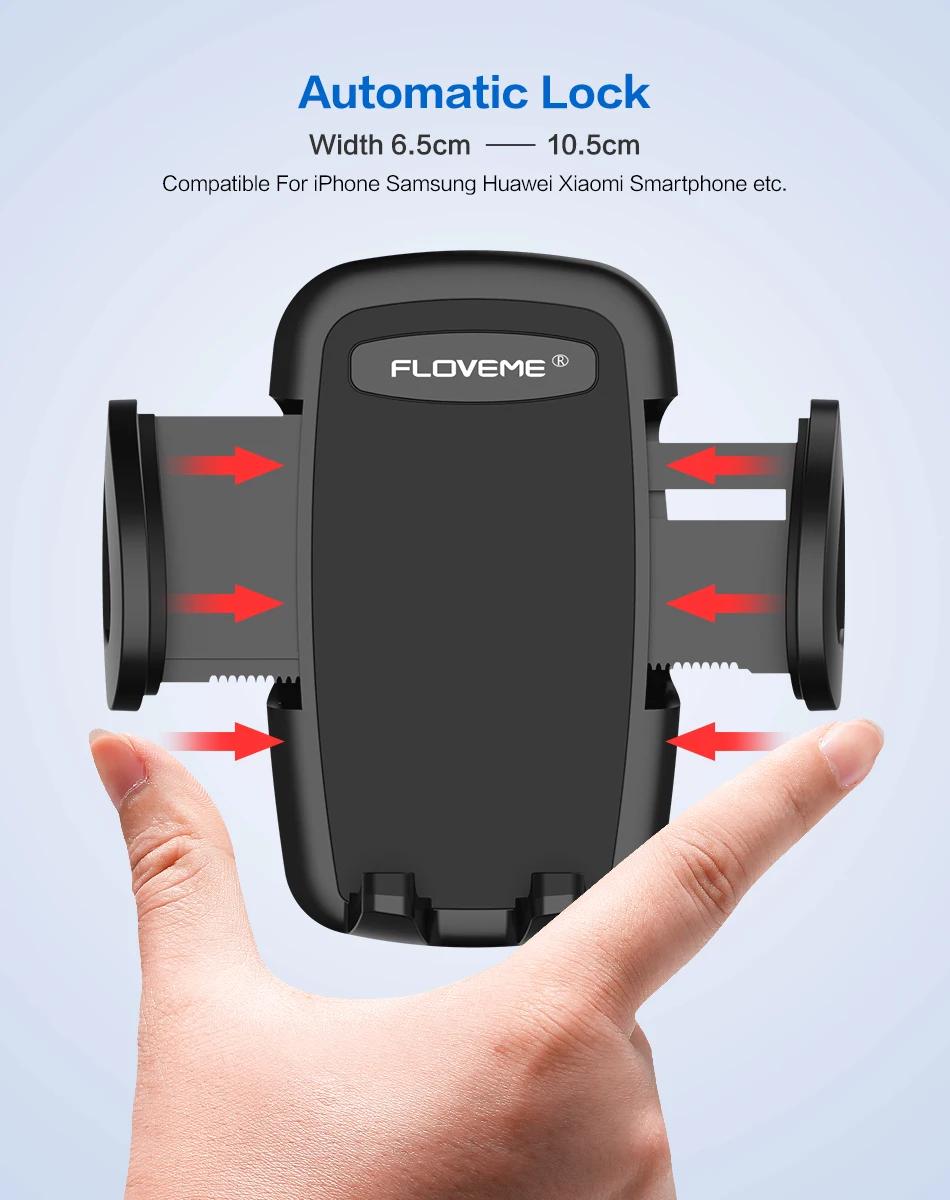 Автомобильный держатель для телефона FLOVEME для iPhone, samsung, держатель для телефона, автомобильный держатель, подставка для телефона