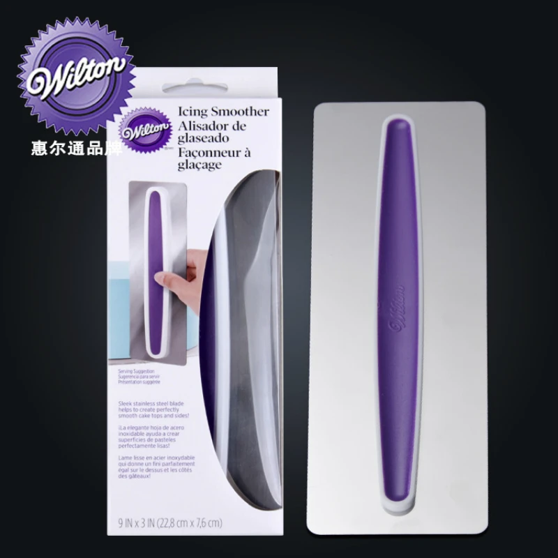 

Became baking tools Stainless steel square with handle scraper cream scraper