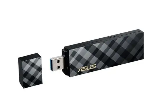 ASUS USB-AC55 двухдиапазонный Wireless-AC1300 USB 3,0 Wi-Fi адаптер