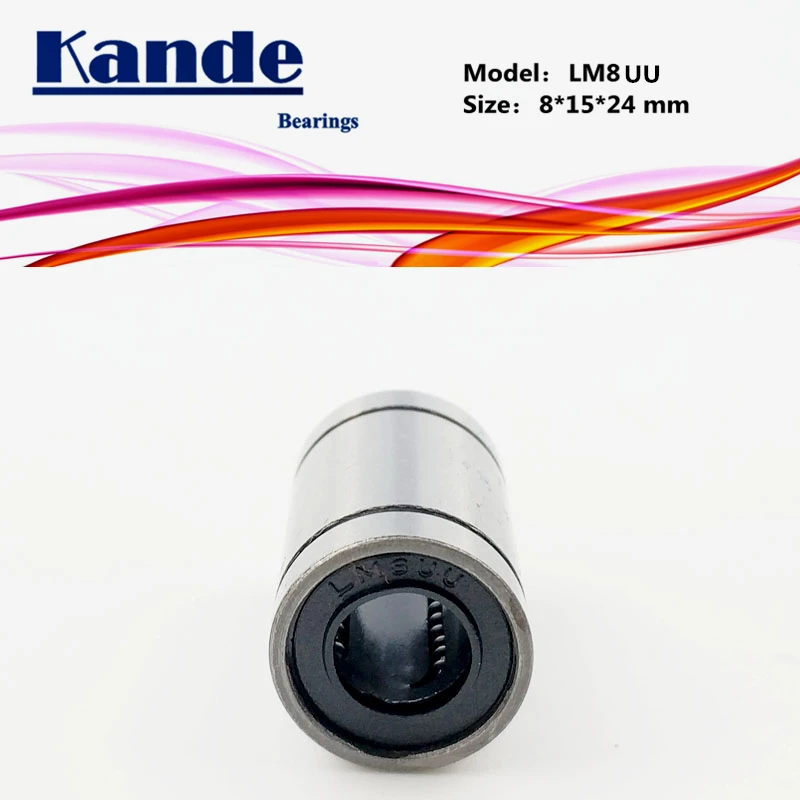 Produktbild von THK LM8UU Linearbuchsenlager – 8x15x24mm, Für 3D-Drucker, CNC & Automatisierungstechnik