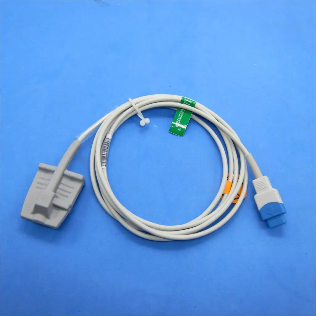 Длинный кабель 2 5 м AWT взрослый силиконовый датчик spo2 для GE B40 TS-F-D ohmeda-oxitip moudle |