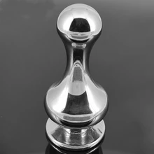 650g Male & Female Metal Anal Plugs Stainless steel Heavy Anus Bead Ball Ring Fetish Chastity Sex Product Adult Toy 932 H8-1-2