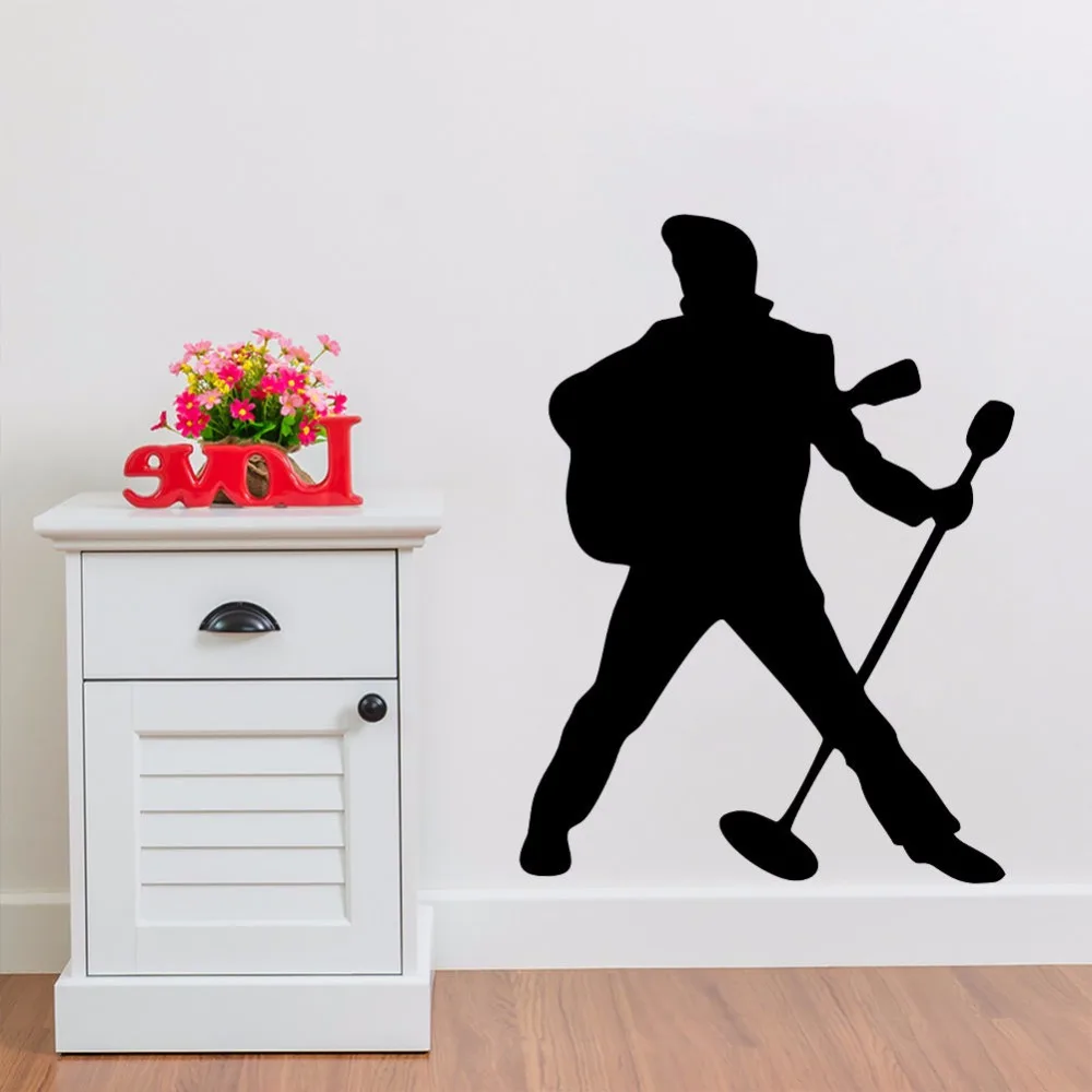 Cool Man Silhouette Wall Decal Bedroom Removable Decoration Movie Decal