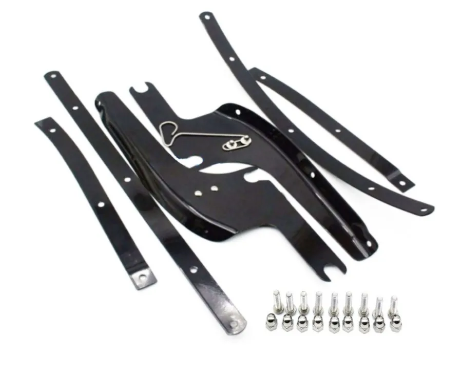 Motocycle Black Windshield Windscreen Bracket Kits For Harley Davidson