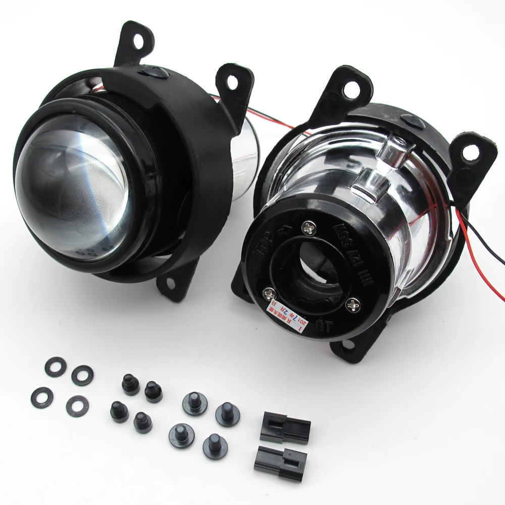 

Taochis Car 2.5 inch Bi Xenon Projector Lens Kit H11 Clear foglights For Renault Megane Scenic Koleos Latitude Fluence Fog lamp