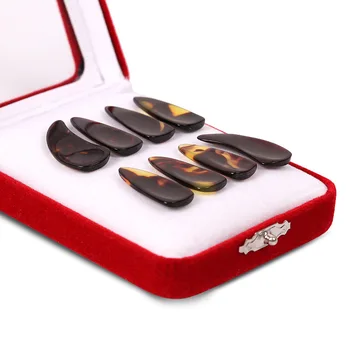 

Professional 8pcs Guzheng Nail Set Chinese Zither A Box of Eight Guzheng Accessories for Adults and Children Zither Accessories