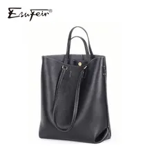 ESUFEIR новые женские сумки из натуральной кожи, винтажная сумка через плечо, сумка через плечо, роскошная брендовая большая сумка-тоут, композитная посылка