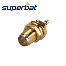 Superbat 10 шт. RF Caxial разъем SMA припоя Джек Женский переборка для 1,13 мм коаксиальный кабель