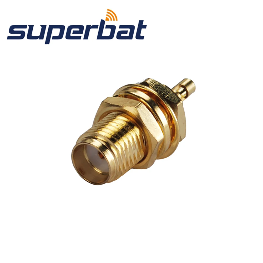 Superbat 10 шт. SMA паяльный разъем перегородка RF специальный для коаксиального кабеля 1