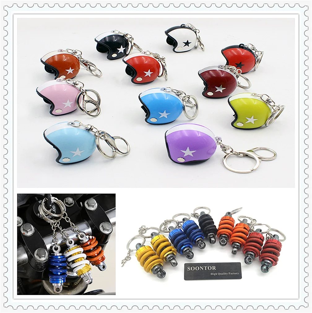 Motorcycle Safety Helmet Car Keychain key ring chain KeyRing Accessories for HONDA ST1300A