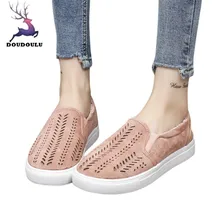 Дамы Для женщин Обувь с прорезями круглый носок платформа плоская подошва без шнуровки повседневная обувь женская летняя обувь мокасины zapatos mujer