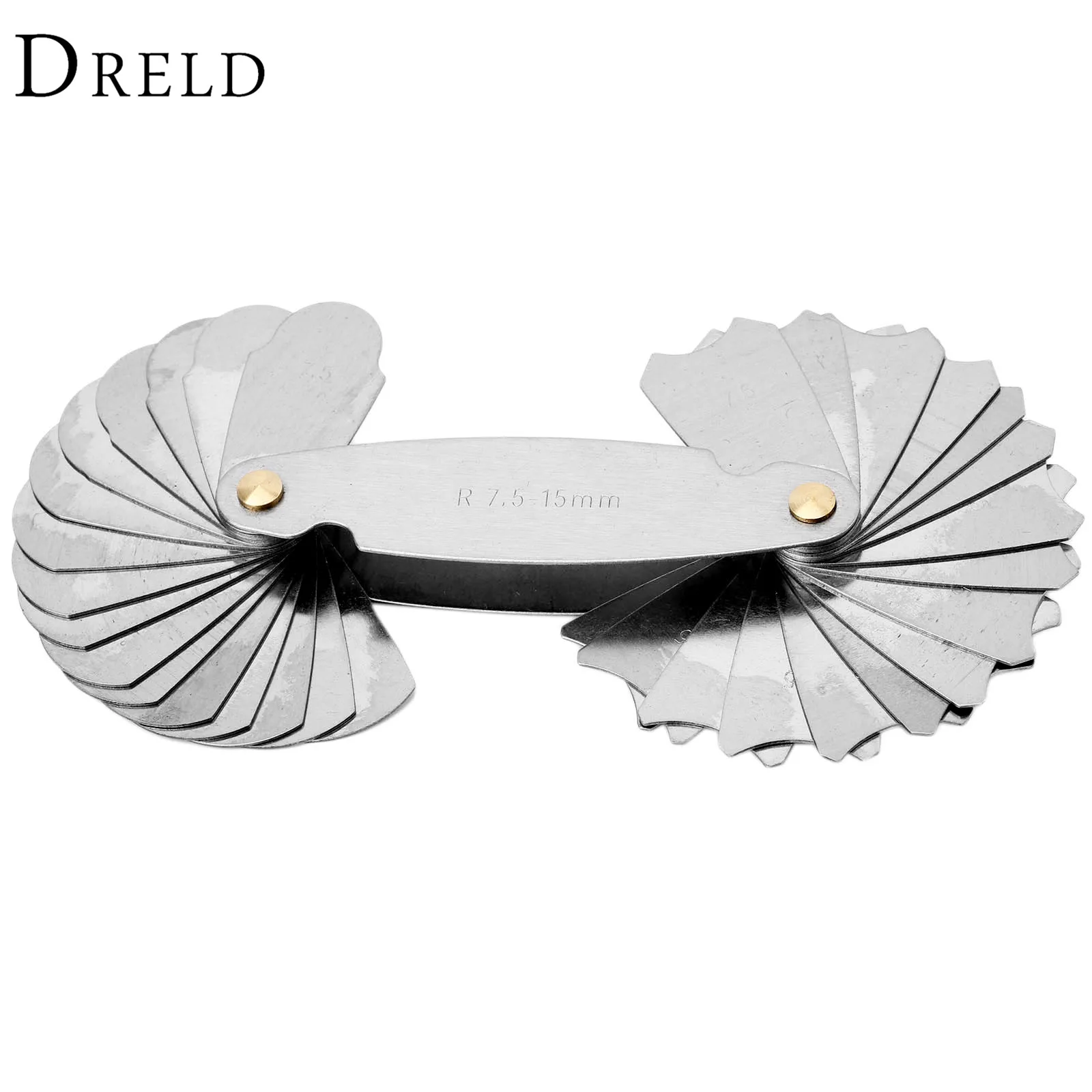 DRELD Stainless Steel R 7.5 15mm R Gauge Radius Gauge Replacement