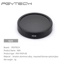 PGY DJI phantom 4 phantom 3 ND8 lens filter UAV Quadcopter drone parts accessories Gimbal Camera Neutral Density 8 Filter