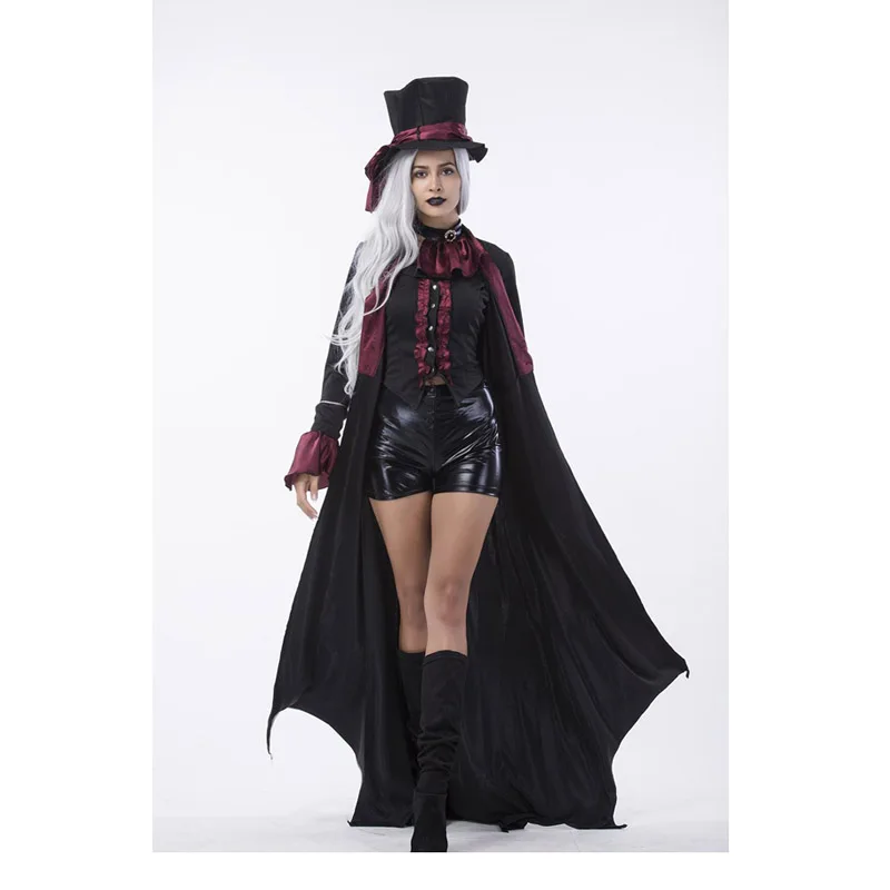 Woman Halloween Vampire Party Stage 