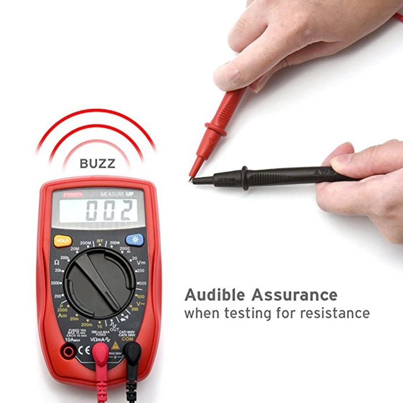 Цифровой мультиметр KALAIDUN измеритель напряжения и сопротивления амперметр