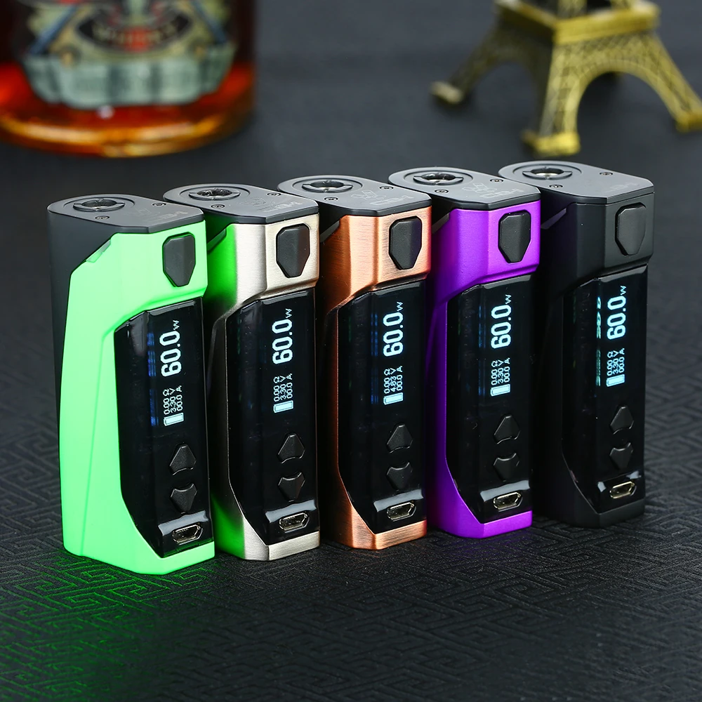 Wismec CB-60 60W Box Mod with 2300mah Built-in Capacity Cigarette Electronique VS eleaf istick pico elektronik sigara vaporizer Wismec CB-60 60W Box Mod with 2300mah Built-in Capacity Cigarette Electronique VS eleaf istick pico elektronik sigara vaporizer
