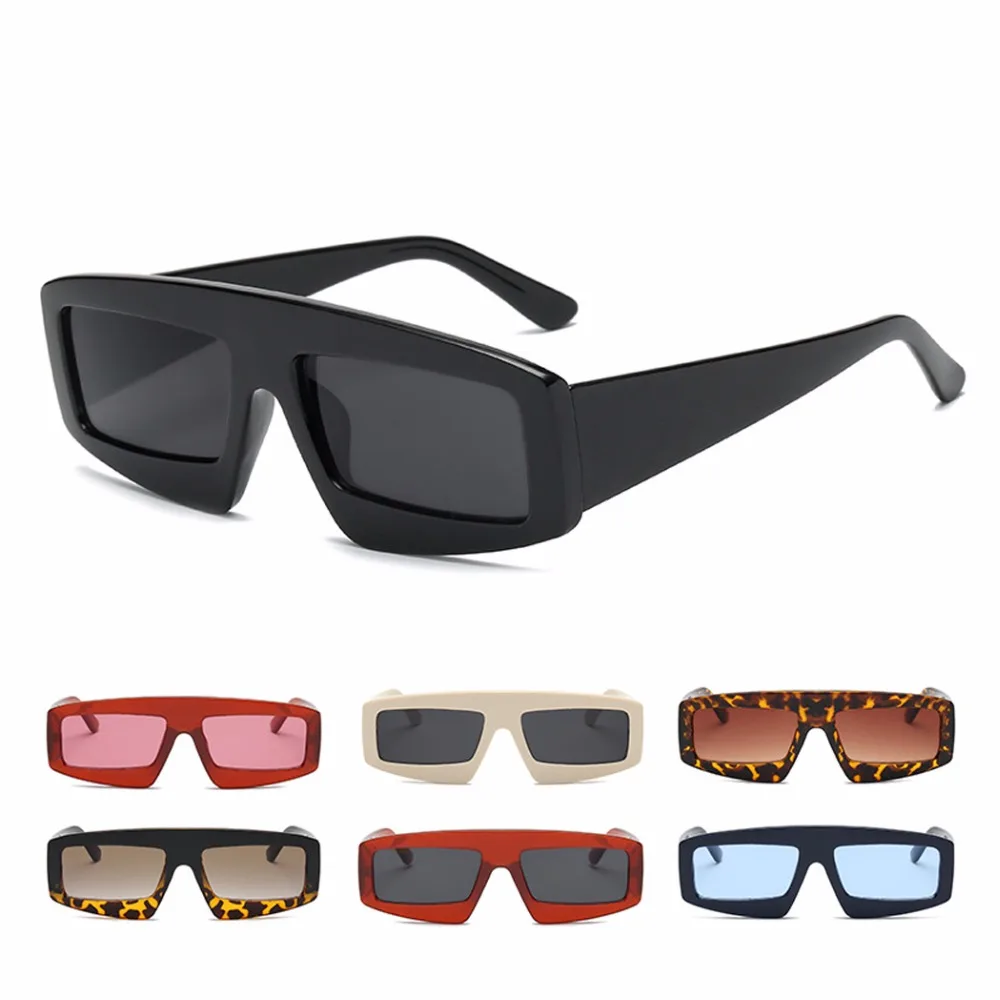 Vintage Retro Square Mirrors Glasses Luxury Brand Women Oversized Sunglasses Lady Shadows Female