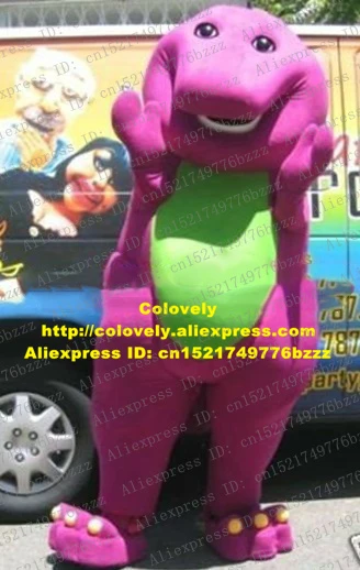 Barney rosa dinossauro dos desenhos animados da mascote do caráter