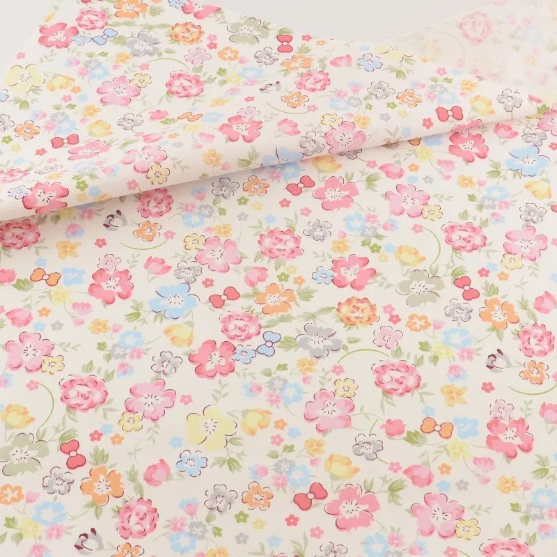 Хлопок teramila ткань 25 дизайнов розовая серия стеганые очаровательные пакеты жир метр DIY для постельных принадлежностей одежда платье Домашний текстиль - Цвет: 50cmx160cm