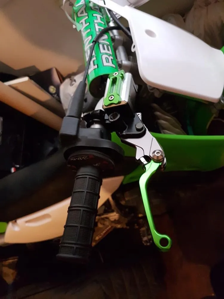 

Motocross Hydraulic Brake & Cable Clutch Levers For 2003-2019 Kawasaki KLX450R KLX125 KLX125L KLX 125 L C 450 R Master Cylinder