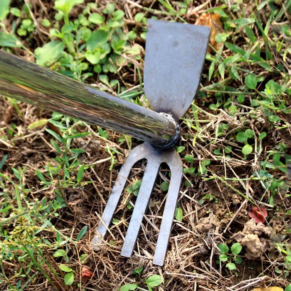 2 в 1 инструмент для культиватора портативный инструмент для земляных работ из нержавеющей стали для домашнего сада