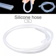 8* 1000MM Food Grade High / Low Temperature Wireless Rechargeable Electric Water Pump Silicone Hose Sofe for- 60~ 240 Degrees