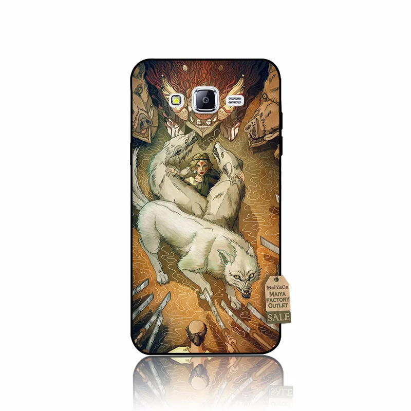 MaiYaCa princess mononoke hayao miyazaki wolf PC жесткий чехол для телефона samsung j7 j8 j4 j6 j2pro a9 a8 a6 2018