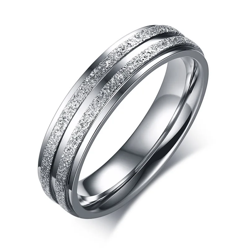 Vnox Forever Love Engagement Rings for Women Men Stainless Steel Wedding Bands Couples Promise Finger Ring