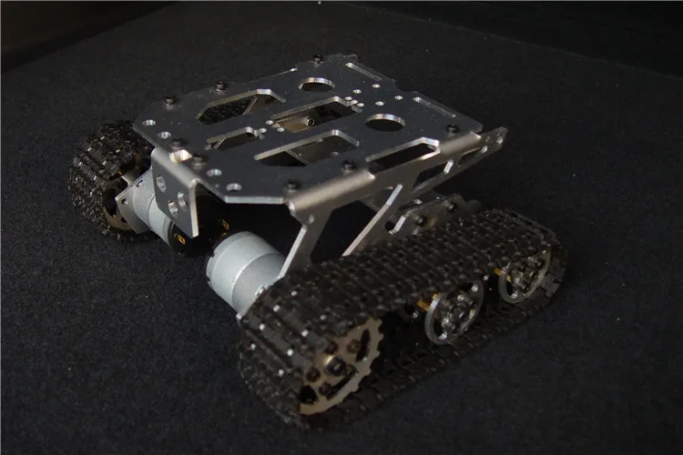 Металлический KD в разобранном виде Танк шасси умный автомобиль гусеничный шасси гусеничный транспорт танки стена-е робот