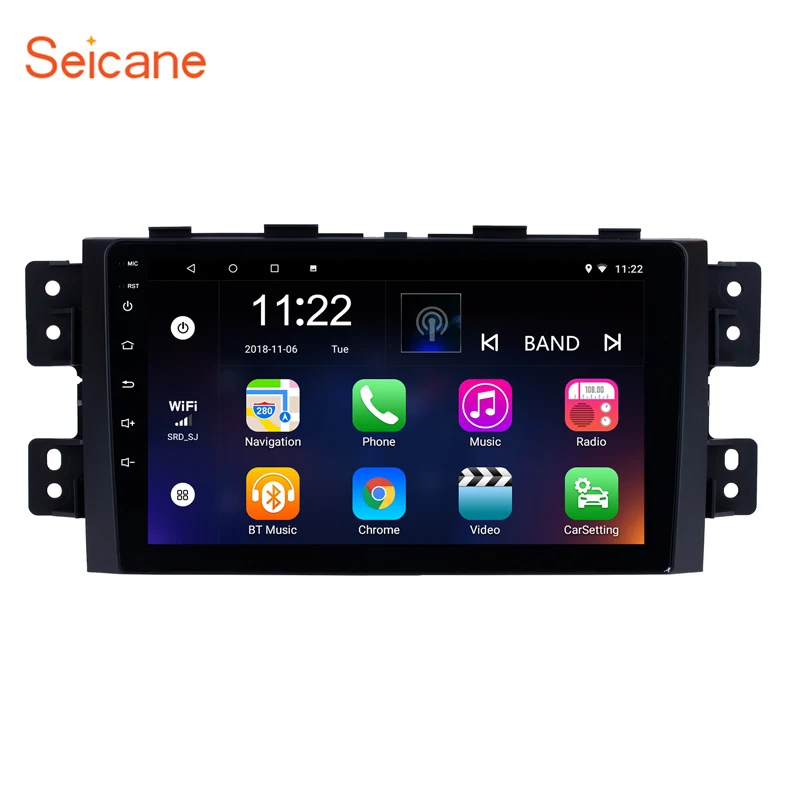 

Seicane Android 8.1 Touch Screen radio 9 Inch Bluetooth GPS Navigation system for 2008-2016 KIA Borrego with TPMS DVR OBD II USB