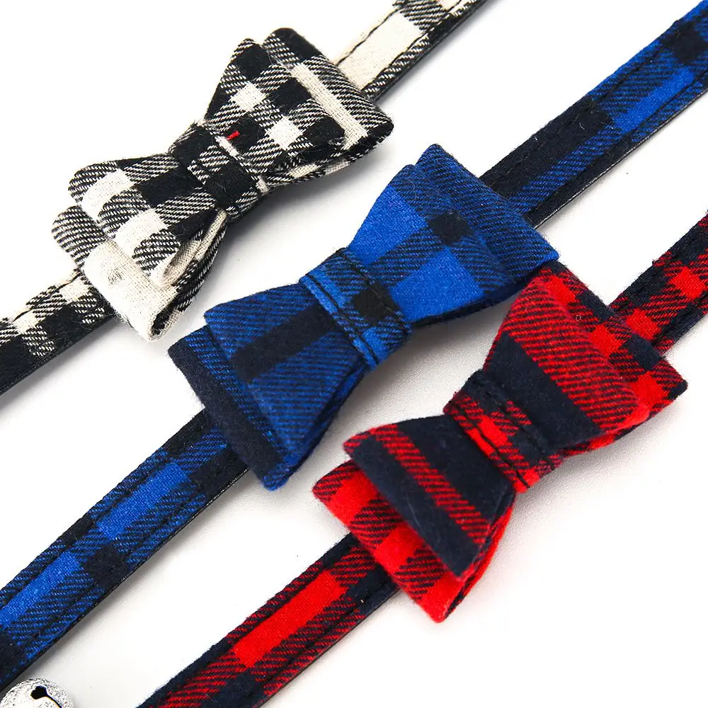 Plaid Pet Products Dog Collar For Small Dogs Cats Dog-Collar Leash Harness Puppy Cat   Collars Supplies Chihuahua Accessories  PQ015  (2)